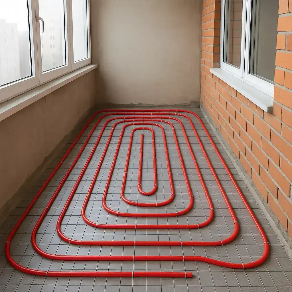 Тепла підлога на балконі | Утеплення підлоги від Стандарт Вікна 4